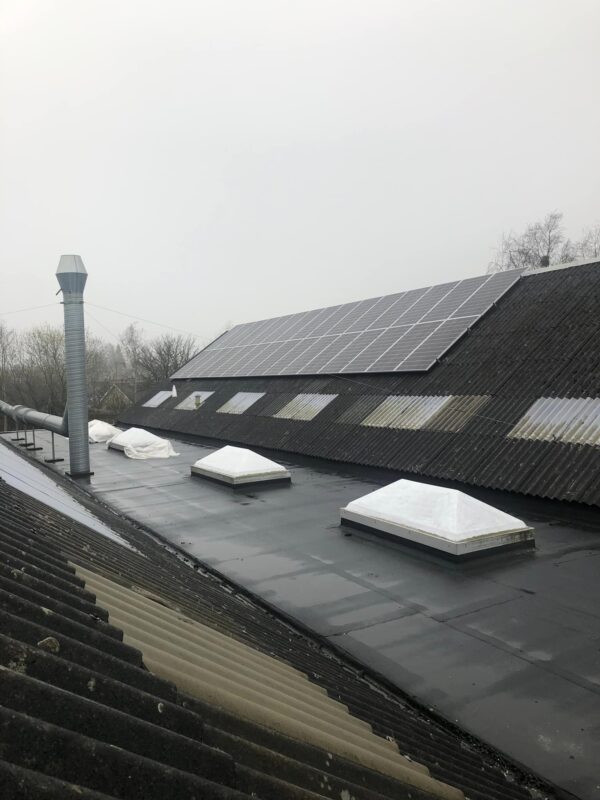 solceller på tage å Maskin-fabrikken.dk